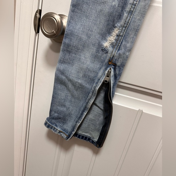 MNML Minimal Distressed Men’s Skinny Light Wash Jeans Size 30 - Picture 3 of 8